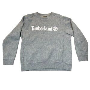 Timberland Mens Sweatshirt XL Long Sleeve Crew Neck Casual Athleisure Gray